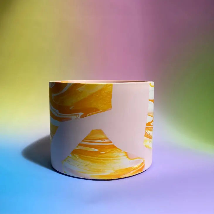 Large Plant Pot | Baby Pink/Solero Chunky Terrazzo