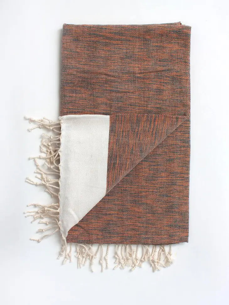 Woven Beach Towel | Burnt Orange