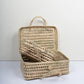 Woven Palm Leaf Hampers (Set of 2)