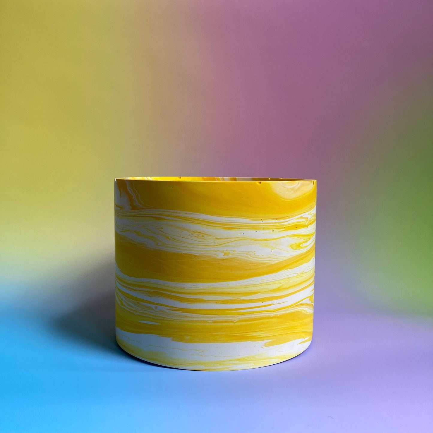 Large Plant Pot | Mango Swirl