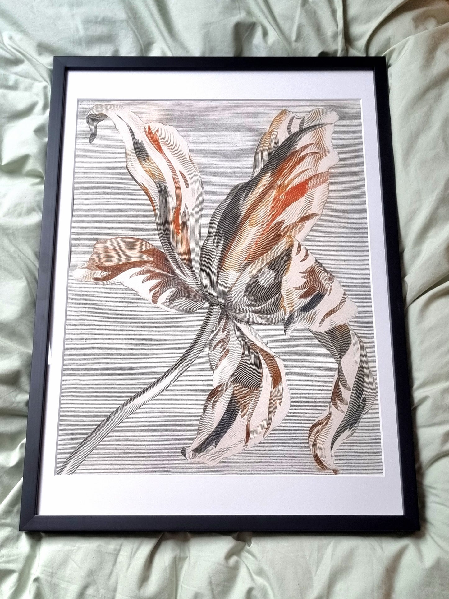 Vintage Abstract Floral Art Print