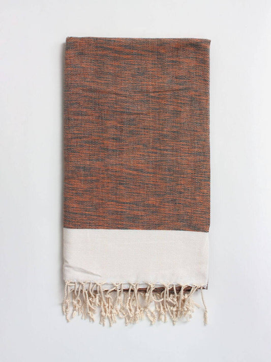 Woven Beach Towel | Burnt Orange