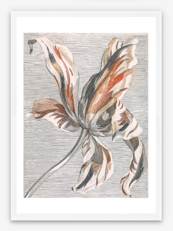 Vintage Abstract Floral Art Print